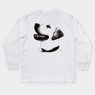 Labrador Retriever Face Design - A Lab Christmas Gift Kids Long Sleeve T-Shirt